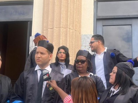 Fiscales realizan paro de labores en Palacio de Justicia de Ciudad Nueva por reivindicaciones