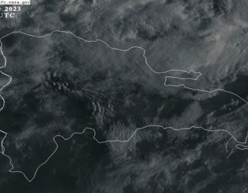 Sistema frontal producir&aacute; aguaceros este jueves sobre varias provincias