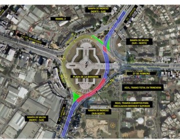 MOPC har&aacute; soterrados para Plaza de la Bandera y Pintura