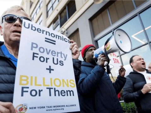 Huelga de miles de conductores de Uber y Lyft en EE.UU. y Canad&aacute; para mejorar sus salarios