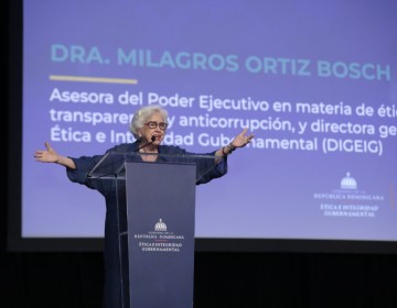 Milagros Ortiz: &ldquo;Estamos creando las condiciones para fortalecer la transparencia&rdquo;