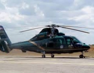 Helic&oacute;ptero presidencial aterriz&oacute; de emergencia debido al mal tiempo 