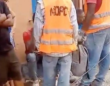 Cuatro obreros heridos al desplomarse fachada de casa intervenida en la Ciudad Colonial
