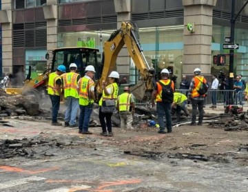 La rotura de una tuber&iacute;a de agua en Nueva York inunda las calles y metro de Times Square