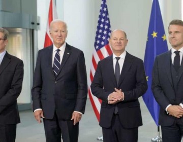 Biden urge en Berl&iacute;n a mantener apoyo a Ucrania hasta que se logre una "paz justa"