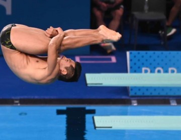 El dominicano Ruvalcaba logra el &uacute;ltimo billete para las semifinales de trampol&iacute;n 3 metros