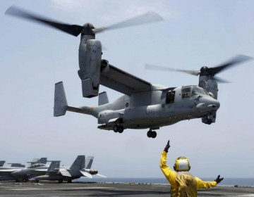 Legisladores de Massachusetts piden al Pent&aacute;gono inmovilizar de nuevo el Osprey
