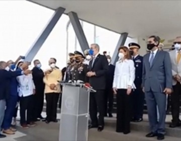 Presidente electo Luis Abinader visita el C5I