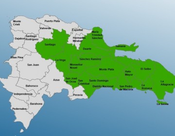 Mantienen 16 provincias y al DN en alerta verde por lluvias