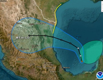 M&eacute;xico en alerta por potencial cicl&oacute;n tropical Alberto que tocar&iacute;a tierra el jueves