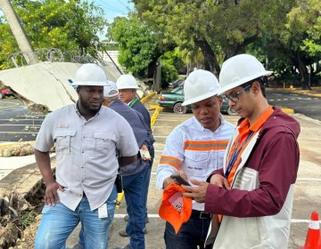 Edesur restablece m&aacute;s del 90% del servicio el&eacute;ctrico en su territorio tras disturbio tropical