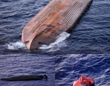 Naufraga barco cargado de materiales construcci&oacute;n iba en ruta Puerto Plata-Bahamas