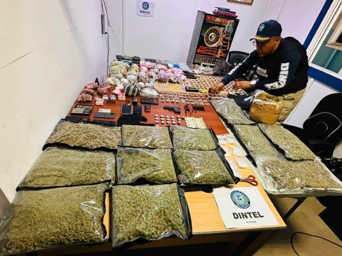 Ocupan 10 libras de marihuana sint&eacute;tica y apresan a ocho personas durante allanamientos en Santiago