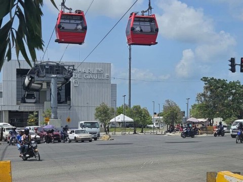 Suspenden tramo de la L&iacute;nea 1 del Telef&eacute;rico de Santo Domingo por mantenimiento