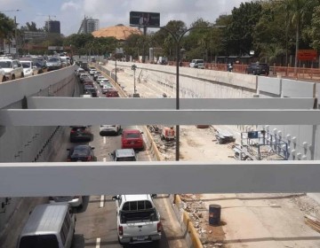 En fase final trabajo de paso a desnivel de la avenida 27 de Febrero con M&aacute;ximo G&oacute;mez
