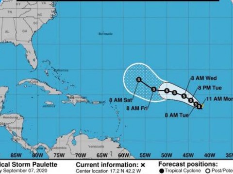  Se forma Paulette la nueva tormenta que avanza hacia el Caribe