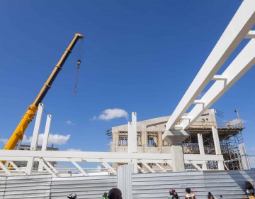 Nuevo puente peatonal del kil&oacute;metro 9 transformar&aacute; la entrada a Santo Domingo