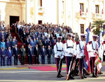 Realizan actos en honor a la Bandera Nacional 