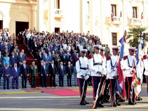 Realizan actos en honor a la Bandera Nacional 