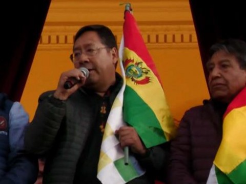 Presidente de Bolivia agradece a sus seguidores tras intento de golpe