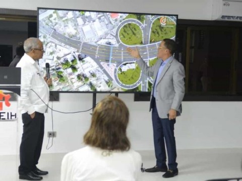 Obras P&uacute;blicas dice que abrir&aacute; en septiembre los 14 carriles del kil&oacute;metro 9 de la autopista Duarte