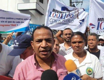 Choferes del concho en Santiago protestan para que se les incluya en el nuevo modelo de transporte