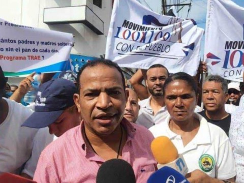 Choferes del concho en Santiago protestan para que se les incluya en el nuevo modelo de transporte