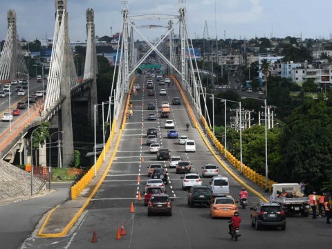 Cerrar&aacute;n el puente Juan Pablo Duarte este fin de semana