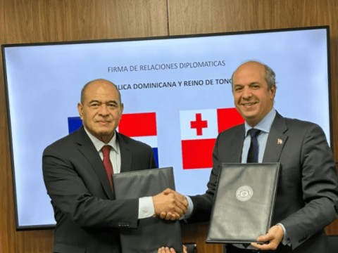 Rep&uacute;blica Dominicana establece relaciones diplom&aacute;ticas con el Reino de Tonga