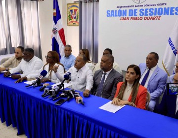 Regidores de Santo Domingo Oeste rechazan transferencia de 10 millones de pesos