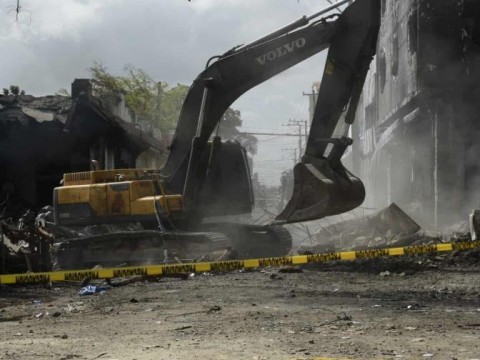Realizan &uacute;ltima b&uacute;squeda de cad&aacute;veres tras explosi&oacute;n en San Crist&oacute;bal