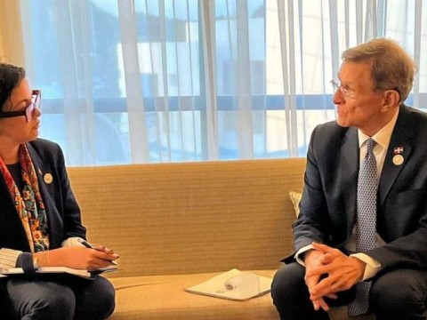 Cancilleres de Hait&iacute; y Rep&uacute;blica Dominicana se re&uacute;nen en Paraguay durante Asamblea de la OEA