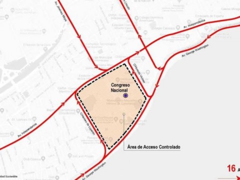 Intrant informa rutas alternas por actividades de toma de posesi&oacute;n de Abinader