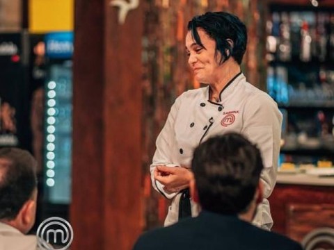 Sabrina G&oacute;mez ganadora del primer Masterchef Celebrity RD.
