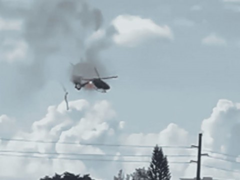Muere hombre en ca&iacute;da de helic&oacute;ptero en sur de Florida