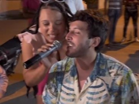 Sebasti&aacute;n Yatra disfruta del asueto de Semana Santa junto a Aitana en R&iacute;o San Juan