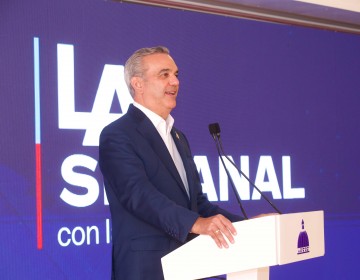 Presidente Abinader presenta realizaciones en educaci&oacute;n, transporte, vivienda, salud e infraestructura de la provincia de Santiago