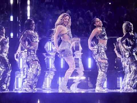 La super esuperestrella global SHAKIRA deslumbra en la final de la&nbsp;COPA AM&Eacute;RICA USA 2024&trade;
