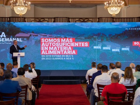 Abinader afirma que el pa&iacute;s produce el 90.6% de los alimentos que consumen los dominicanos
