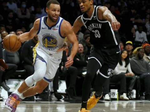 Warriors se recuperan de un lento inicio para derrotar 109-98 a los Nets