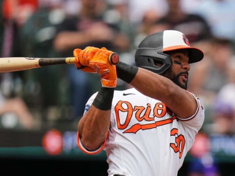 Taveras despach&oacute; su primer grand slam y Baltimore gan&oacute; en Kansas