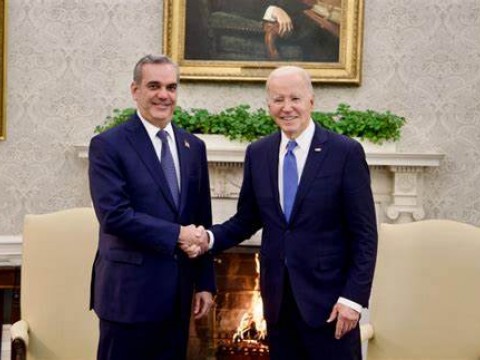 Biden y Abinader reafirman que luchar&aacute;n en favor de Hait&iacute;
