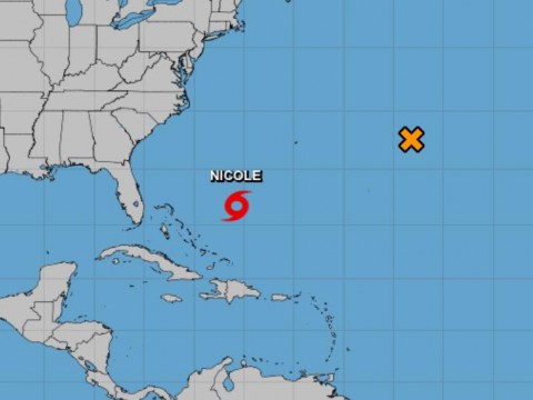 La tormenta Nicole se fortalecer&aacute; cerca de Bahamas y con rumbo a Florida