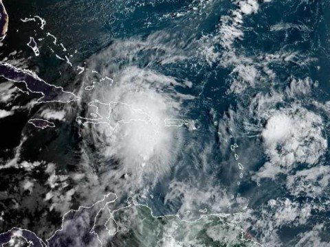 Onamet: tormenta Franklin incidir&aacute; sobre RD a partir de la ma&ntilde;ana del mi&eacute;rcoles