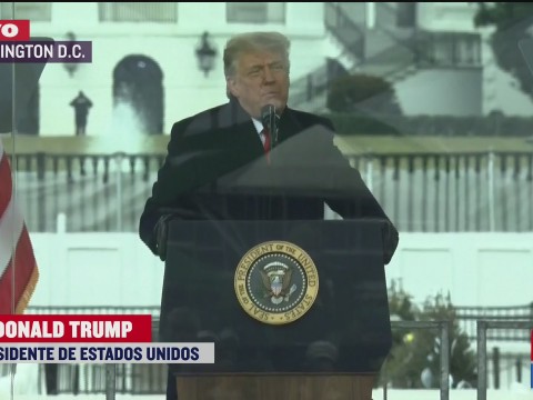 Las palabras de Trump que provocaron el ataque al Capitolio