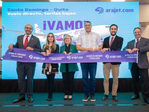 Arajet inaugura rutas a Ecuador y sobrepasa los 67 mil tickets vendidos 