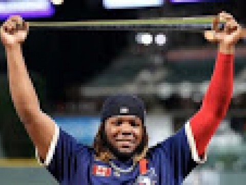 Vladimir Guerrero Jr., gana premio el MVP, el m&aacute;s joven del Cl&aacute;sico de Estrellas