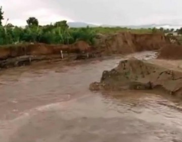 Crecida del r&iacute;o Masacre afecta trabajos de construcci&oacute;n de canal en Hait&iacute;