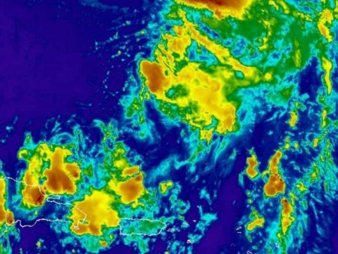 Aguaceros en varias provincias este viernes por efectos de vaguada