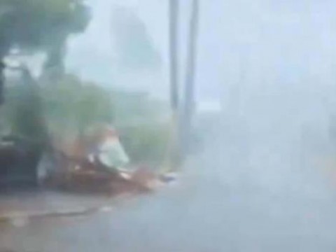 e registra en Bonao un ventarr&oacute;n con fuertes aguaceros